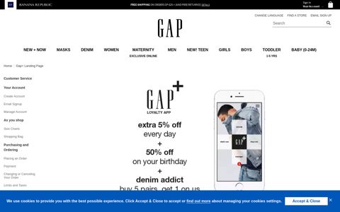 Gap+ Landing Page | Gap® EU