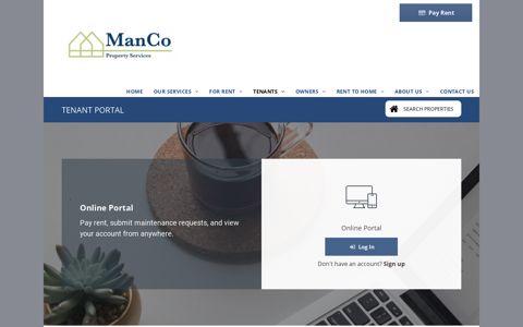 Tenant Portal | Online Rent Payment | Manco Property Services