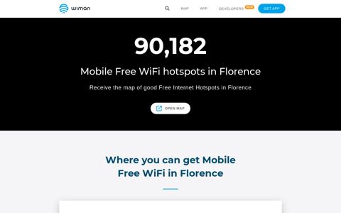 ▷ Free WiFi Hotspots in Florence | Wiman