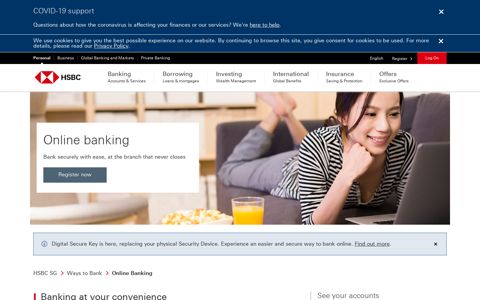 Online Banking | Ways to Bank - HSBC SG - HSBC Singapore