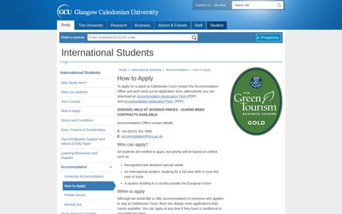 How to Apply | Glasgow Caledonian University | Scotland, UK