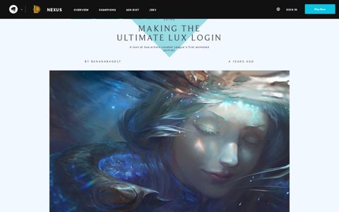 Making the Ultimate Lux Login – League of Legends