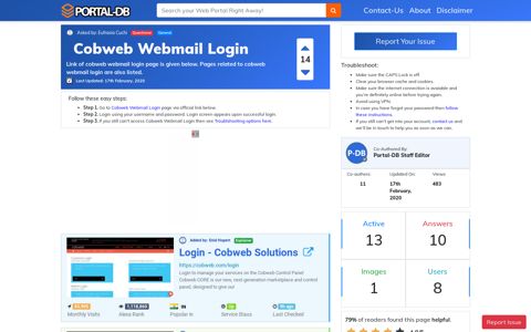 Cobweb Webmail Login