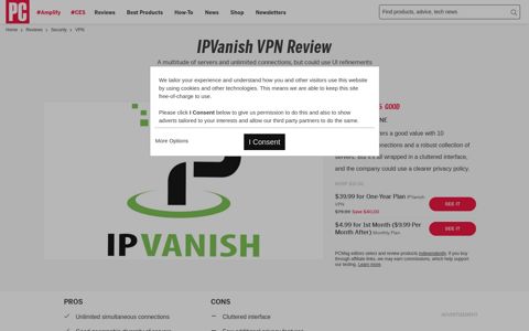IPVanish VPN Review | PCMag