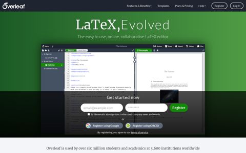 Overleaf, Online LaTeX Editor