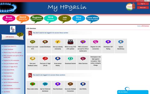 LPG Services - My HPGas