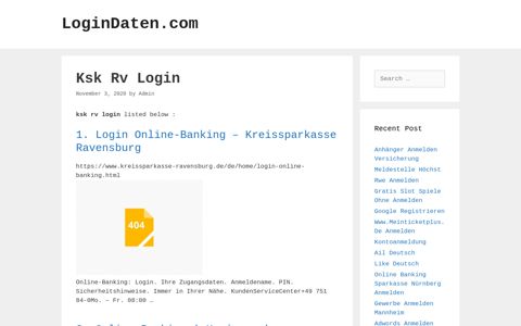Ksk Rv - Login Online-Banking - Kreissparkasse Ravensburg