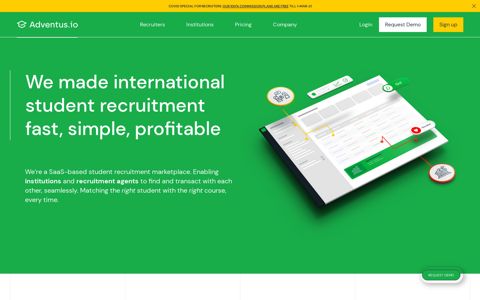 Adventus IO | International Student Recruitment Marketplace