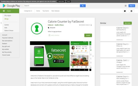 Calorie Counter by FatSecret - Apps on Google Play