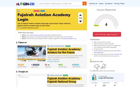 Fujairah Aviation Academy Login