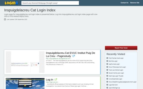 Inspuigdelacreu Cat Login Index - Loginii.com