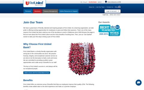 Join Our Team :: First United Bank