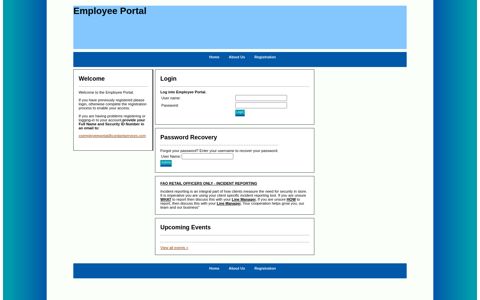 Employee Portal - Client Extranet