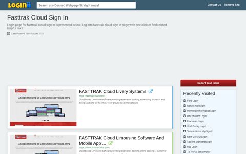 Fasttrak Cloud Sign In - Loginii.com