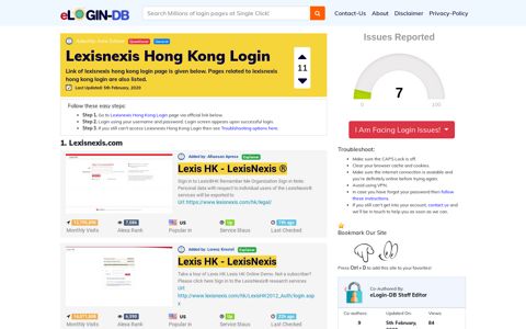 Lexisnexis Hong Kong Login