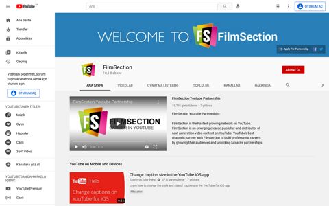 FilmSection - YouTube