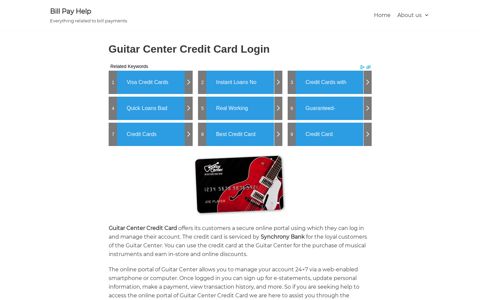 Guitar Center Credit Card Login | Bill Pay Help