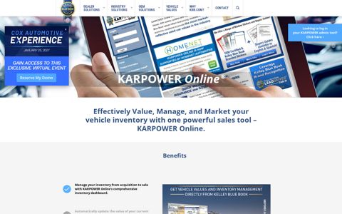 KARPOWER Online® | Kelley Blue Book B2B