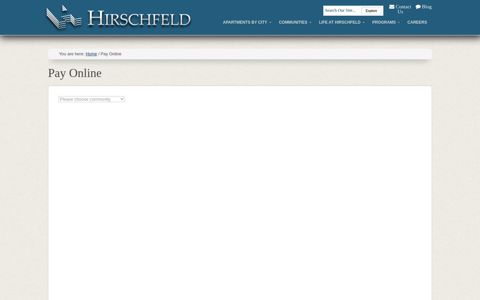 Pay Online | Hirschfeld