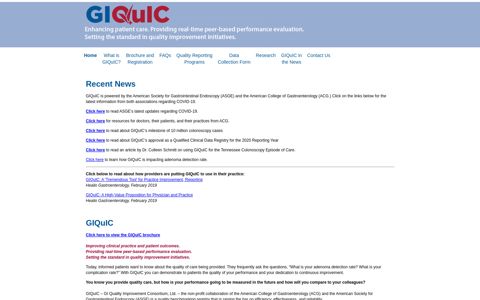 GIQuIC - American College of Gastroenterology