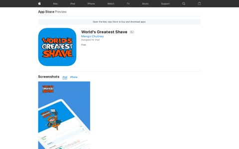 ‎World's Greatest Shave on the App Store