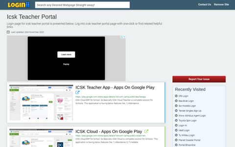 Icsk Teacher Portal - Loginii.com