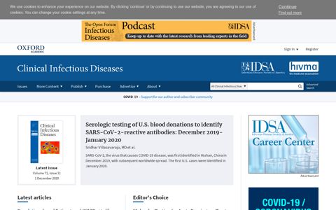 Clinical Infectious Diseases | Oxford Academic