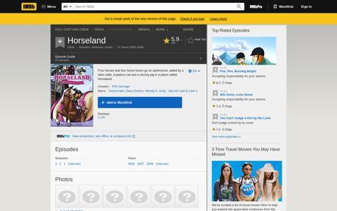 Horseland (TV Series 2006–2008) - IMDb