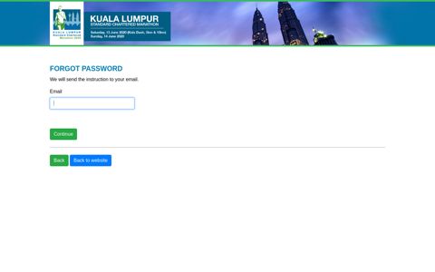 Kuala Lumpur Standard Chartered Marathon 2020: Registration