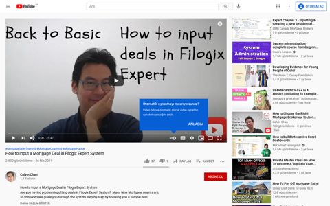 How to Input a Mortgage Deal in Filogix Expert ... - YouTube