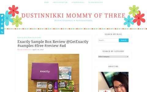 Exactly Sample Box Review @GetExactly #samples #free ...