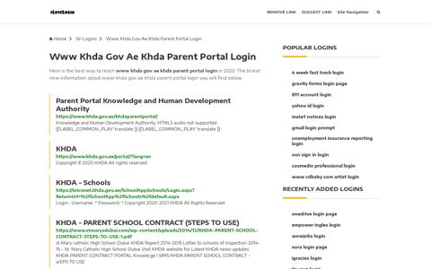 Www Khda Gov Ae Khda Parent Portal Login ❤️ One Click Access