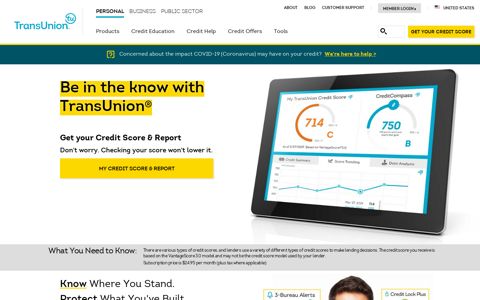 TransUnion: Credit Scores, Credit Reports & Credit Check