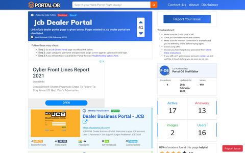 Jcb Dealer Portal