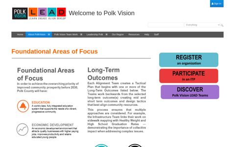 Areas of Focus - Welcome to Polk Vision
