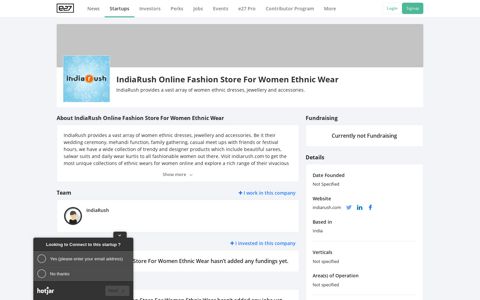 IndiaRush Online Fashion Store For Women Ethnic Wear | e27