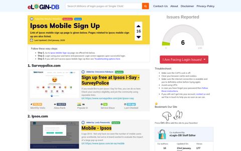 Ipsos Mobile Sign Up