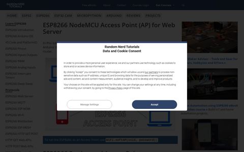 ESP8266 NodeMCU Access Point (AP) for Web Server ...