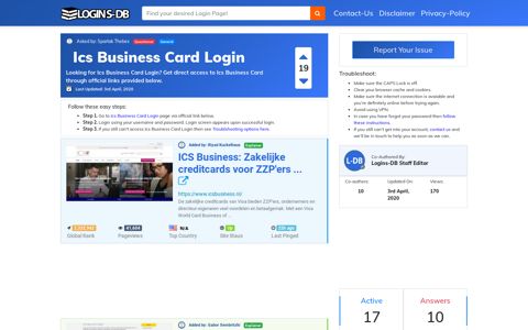 Ics Business Card Login - Logins-DB
