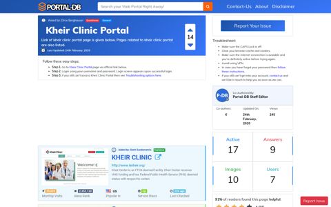 Kheir Clinic Portal