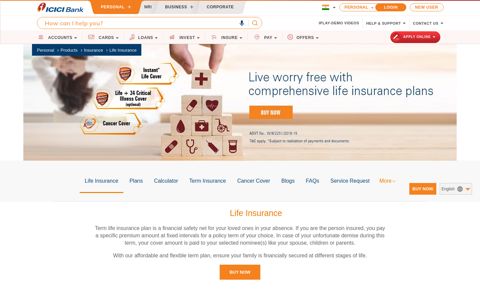 Life Insurance - Life Insurance Policy Types ... - ICICI Bank