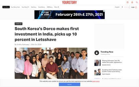 South Korea's Dorco makes first investment in India, picks up ...
