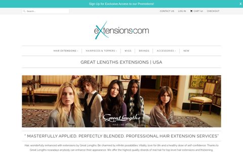 Great Lengths Hair Extensions | USA - Hair Extensions.com