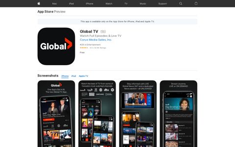 ‎Global TV on the App Store