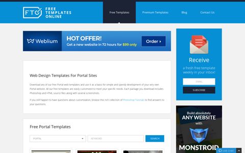 Free Portal Templates | Free Templates Online