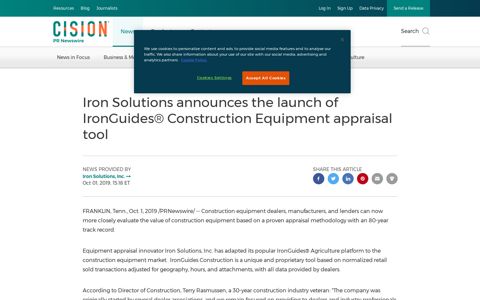 Iron Solutions announces the launch of IronGuides ...