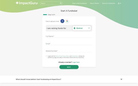 Raise A Fund | Start Fundraising | How to ... - Impact Guru