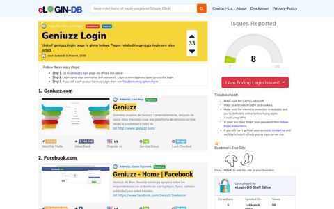 Geniuzz Login - A database full of login pages from all over the ...