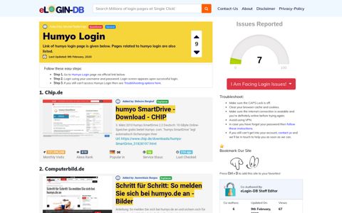 Humyo Login - A database full of login pages from all over the internet!