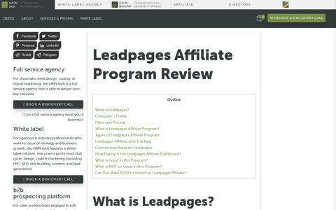 How Slick is Leadpages Affiliate Program? Let's find out